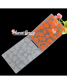 Leaves Design Plastic Embossing Folder - Cake Decorating