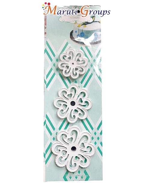 3pc Flower Embosser Cutter – Patchwork Cutter Set