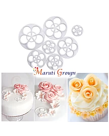 Rose Flower Cutters Set – Gumpaste Flowers Modelling Tools for Cake Decorating
