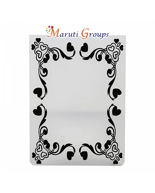 Frame Texture Plastic Embossing Folders - Cake Decorating