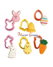 Easter Egg - Rabbit, Bunny Cookie Cutter Set