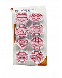 Hero's Hulk Captain America Batman Superman  Iron-man Cookie and Press Cutter 