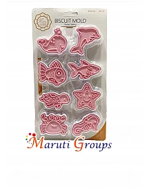 Sea Animals -  Fish Sea Horse Cookie and Press Cutter 