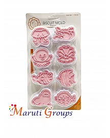 Sea Animals -  Fish Starfish Cookie and Press Cutter 