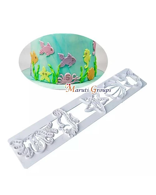 Under The Sea Tappit Cutter - Fish, Seashell, Starfish, Seahorse & Octopus