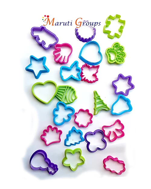 Mix Shape Cookie Cutter Set (24 Pieces) – Perfect for Baking & Decorating