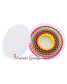 5pc Round Cookie Cutter Set - Excluding Container