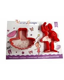 Dress and Ballerina Cookie Cutter - Baking Tools