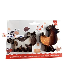 Chicken And Cow Cookie Cutter