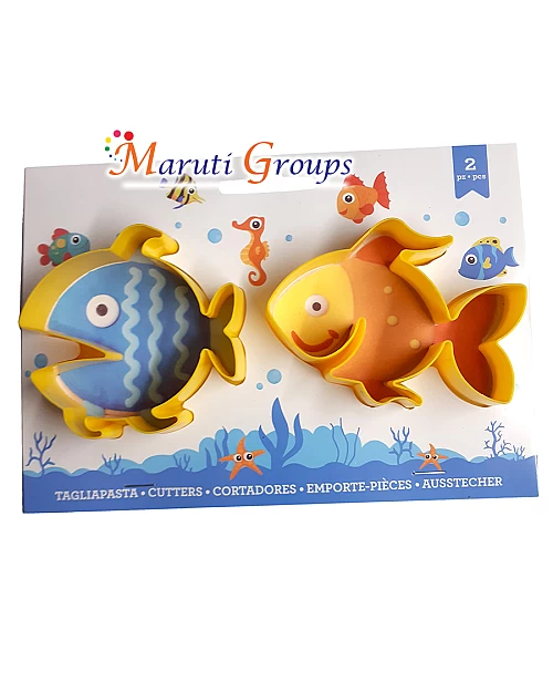 2pc Fish Cookie Cutter Set