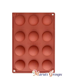 Half Sphere Chocolate Silicone Mould – 4.5cm Diameter (Mould Size: 17cm x 29cm)