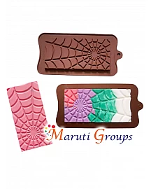 Spider Web Bar - Chocolate Silicone Mould 19.5cm x 10.1cm
