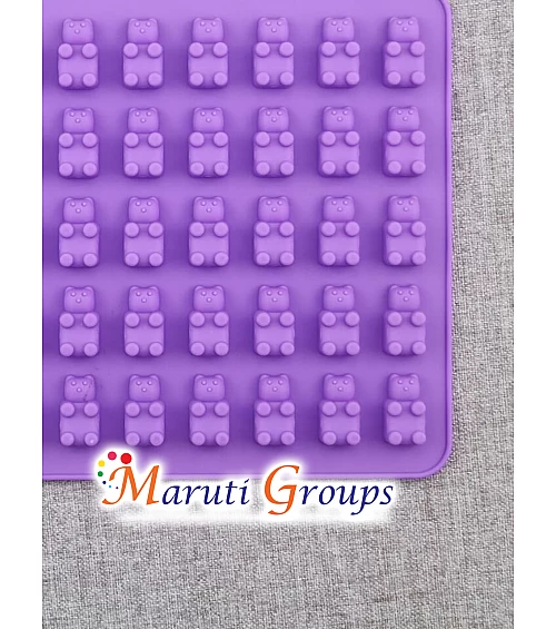 2pc Jelly Baby / Bear and Silicone Dropper Chocolate Silicone Mould – (19cm x 13.8cm)