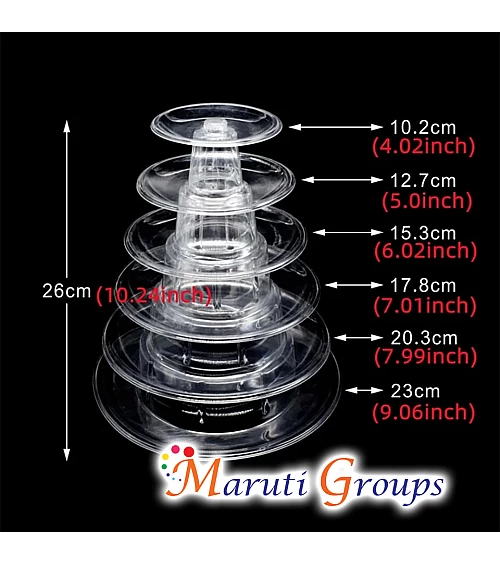 10-layer Round Macaron Tower Cake Stand Macaron Display Rack for Wedding Birthday Dessert Stand Cake Plate