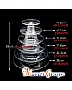 10-layer Round Macaron Tower Cake Stand Macaron Display Rack for Wedding Birthday Dessert Stand Cake Plate