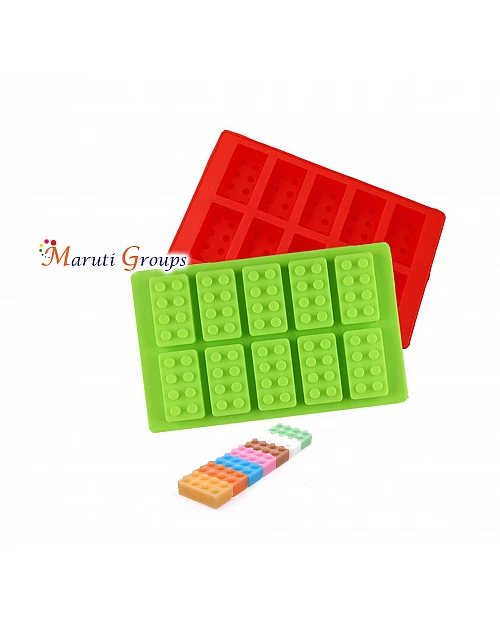 Lego Blocks / Lego Brick Silicone Mould - Size: 11.5cm x 18cm