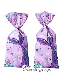 25pcs Lot DIY Mermaid Tail Theme Candy Bags – Gift Bags, Cellophane Bags for Sweets & Chocolate (27.5cm x 13.5cm)