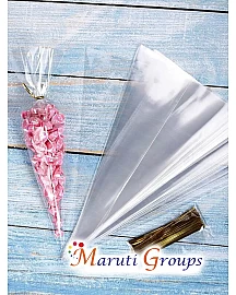 50pcs/Lot DIY Candy Bags, Gift Bags, Cellophane Bags, Candy Gift Packaging for Chocolate, Sweets, Puffed Rice