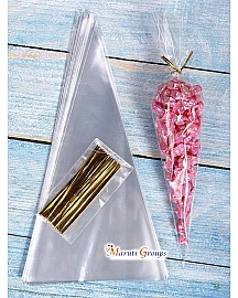 50pcs/Lot DIY Candy Bags, Gift Bags, Cellophane Bags, Candy Gift Packaging for Chocolate, Sweets, Puffed Rice
