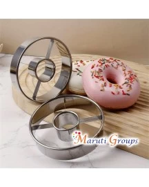 1pc Doughnut Cookie Cutter - Stainless Steel