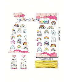 25pcs/Lot DIY Unicorn Rainbow Candy Bags – Gift Bags, Cellophane Bags for Sweets & Chocolate (27.5cm x 13.5cm)