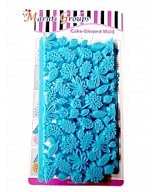 Flower Biscuit Petal Quilt Press Molds Icing Embossing Press Cutter - 4