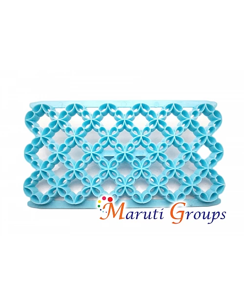 Flower Circle Shape Biscuit Petal Quilt Press Molds Icing Embossing Press Cutter