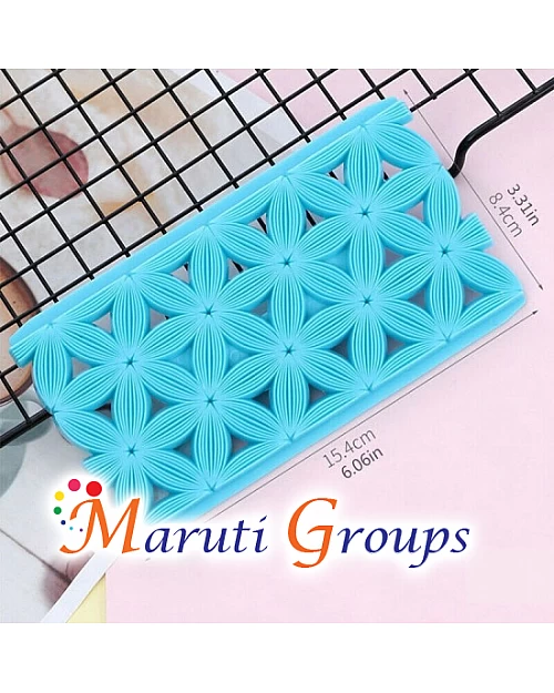 Flower Biscuit Petal Quilt Press Molds Icing Embossing Press Cutter - DESIGN 3