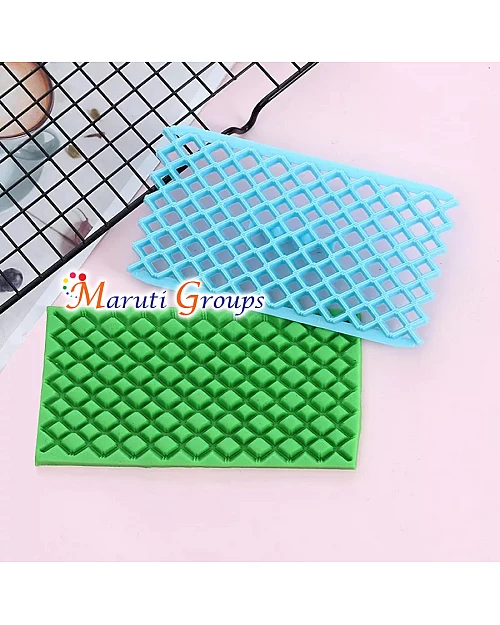 Lines Biscuit Petal Quilt Press Mold Icing Embossing Press Cutter