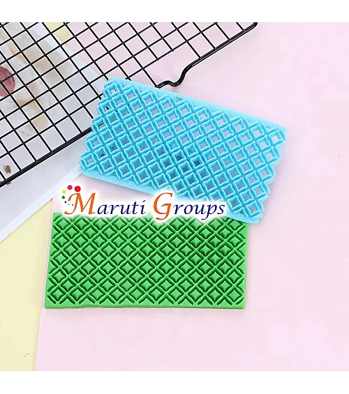 Square Biscuit Petal Quilt Press Mold Icing Embossing Press Cutter