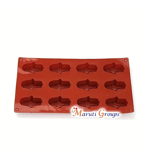 Evil Eye Owl-Shaped Silicone Mould – 12 Cavity Baking & Chocolate Mold (26.8cm x 15.8cm, Cavity Size 5cm x 3.2cm, Height 2cm)