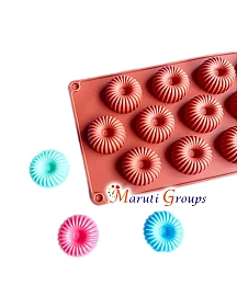 Donut Shape Penda Sweetmeat Silicone Mould – Round Chocolate & Sweet Mould (28cm x 16cm)