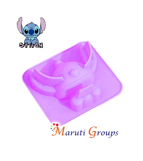 Disney Stitch 3D Silicone Mould – Cartoon Character Mold (6.5cm x 7.5cm)