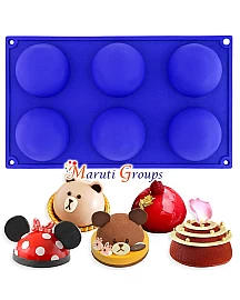Half Sphere Chocolate Silicone Mould - 7cm Diameter