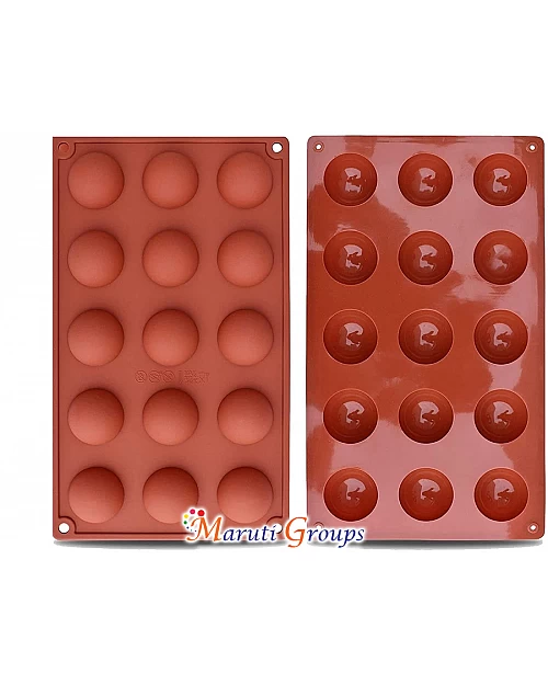 Half Sphere Chocolate Silicone Mould - 4cm Diameter