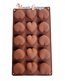 Heart Chocolate Silicone Mold - 24 Cavity Small Size