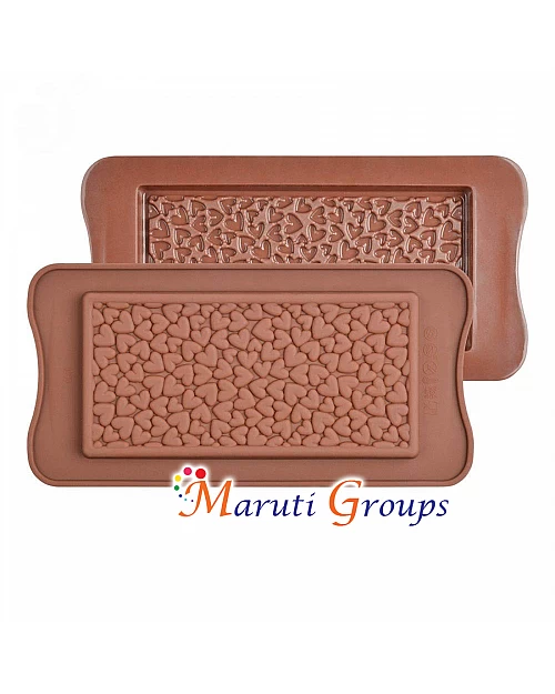 Chocolate Coffee Beats Bar / Slab Silicone Mold