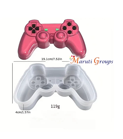 Big Game Controller Silicone Mold – 19.1cm x 12.7cm x 4cm - Chocolate Mold