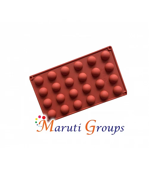 Half Sphere Chocolate Silicone Mould - 3cm Diameter