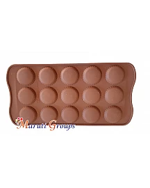 Flat Round Half Sphere Chocolate Silicone Mould