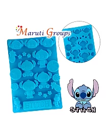 Disney Stitch 3D Silicone Mould - Size 13.5cm x 20cm