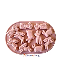 Hopper & Carrots Silicone Mould 22.4cm x 14.7cm