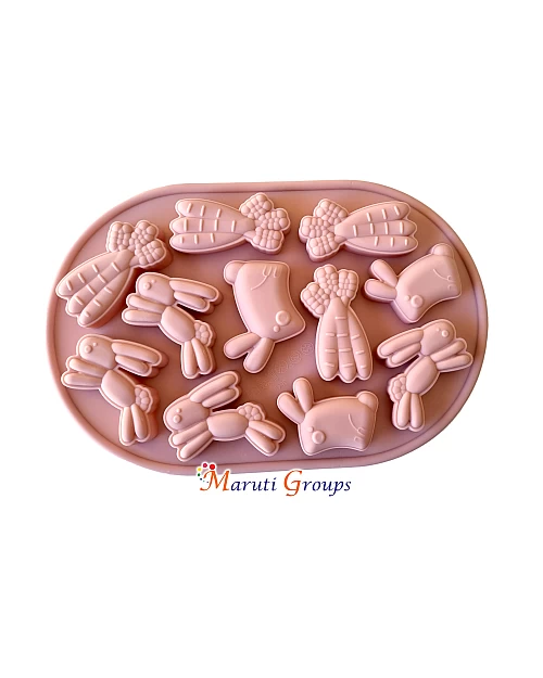 Hopper & Carrots Silicone Mould 22.4cm x 14.7cm