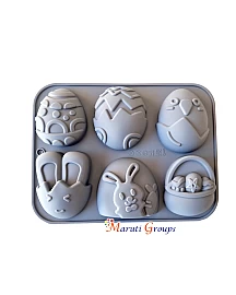 Easter Egg - Bunny Silicone Mould