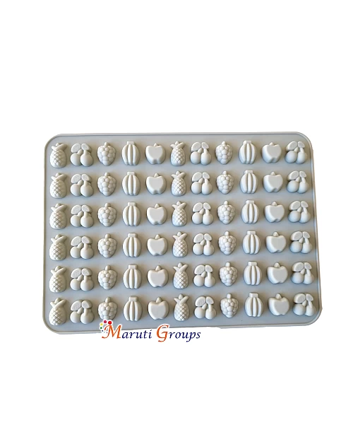  Jelly Baby Fruits Silicone Mold - 21cm x 15.6cm 