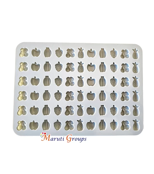  Jelly Baby Fruits Silicone Mold - 21cm x 15.6cm 