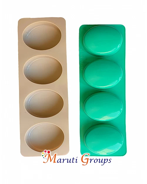 Oval Shape Chocolate Silicone Mould - 1pc