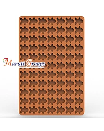 Gingerbread men silicone mould / High Temperature Resistance Easy to Demold for Cookies for Snacks