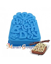 Happy Birthday Silicone Mould -22cm x 31.5cm x 6cm (H)