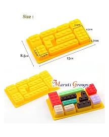Lego Blocks / Lego Brick Silicone Mould - Size: 8.5cm x 15cm x 2cm